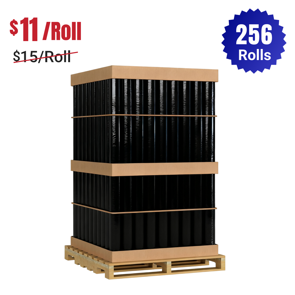 Opaque Stretch Wrap Rolls - Bulk Promotion_4Dock